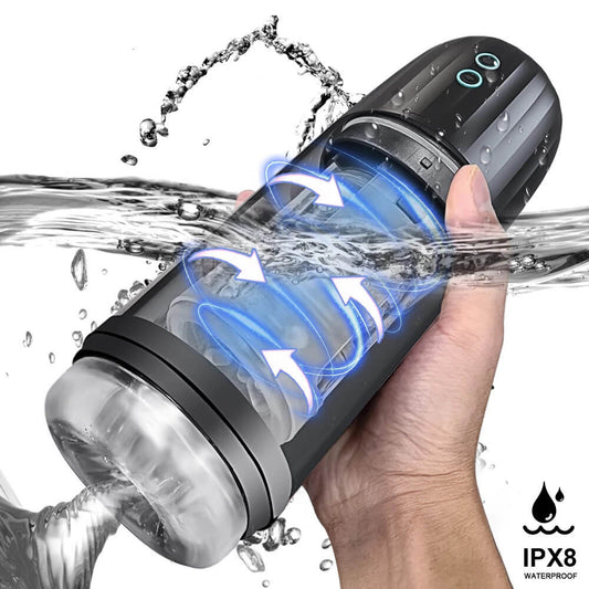 IPX8 Waterproof Sucker Spinning Male Masturbation Automatic Blowjob Masturbation Adult Male Toy Sex Toys for Adults